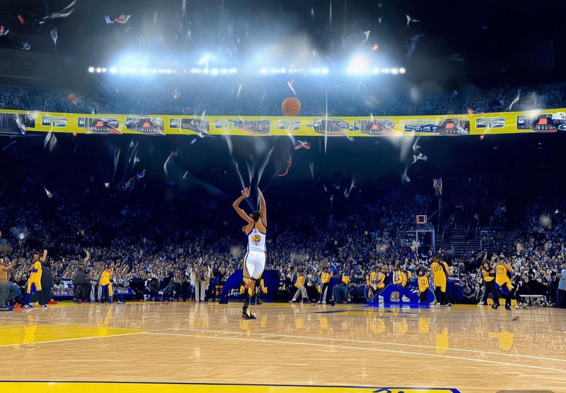 NBA巅峰对决：勇士对爵士库里斯神三分定胜局(图3)